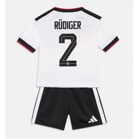 Tyskland Antonio Rudiger #2 Hjemme skjorte til barn VM 2026 Kortermet (+ korte bukser)
